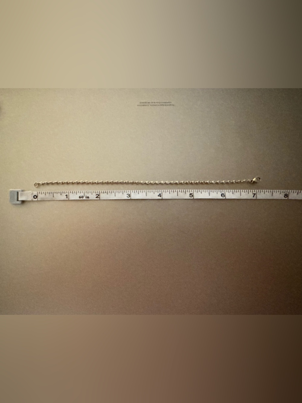 14K YELLOW GOLD 1.60 TCW DIAMOND STATION TENNIS BRACELET- LIKE NEW - Picture 7 of 7